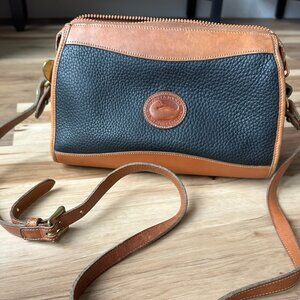 Vintage Dooney & Bourke Shoulder Bag Black and Tan